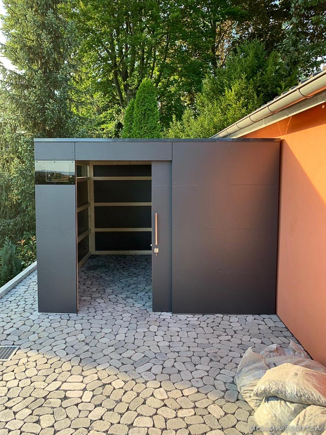 Design Quadrat -  Gartenhaus @gart zwei XXL 300 cm x 300 cm in 73733 Esslingen 1