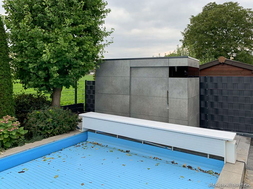 Poolhaus - Gartenhaus @gart 1 XXL im Dekor Empire Slate in 47495 Rheinberg 6