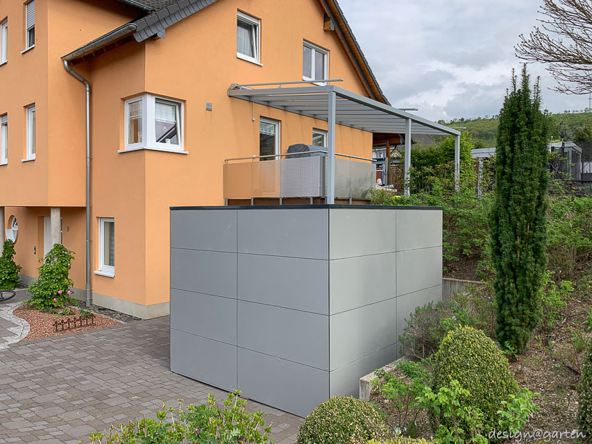 quadratisch, praktisch: Design Gartenhaus @gart zwei XXL, 300 cm x 300 cm in 54396 Trier 2